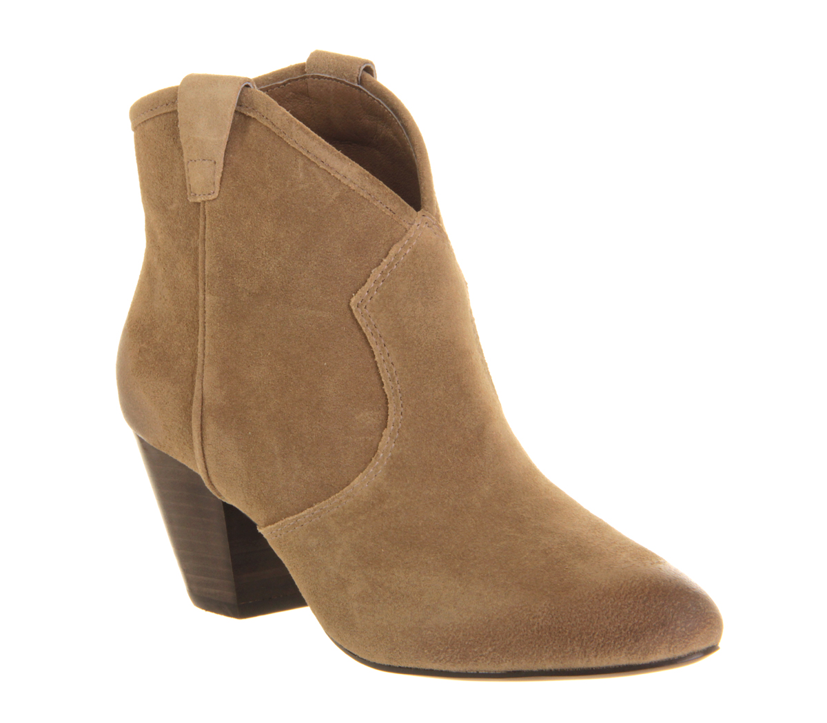 Ash Jalouse Boot Taupe Suede - Ankle Boots