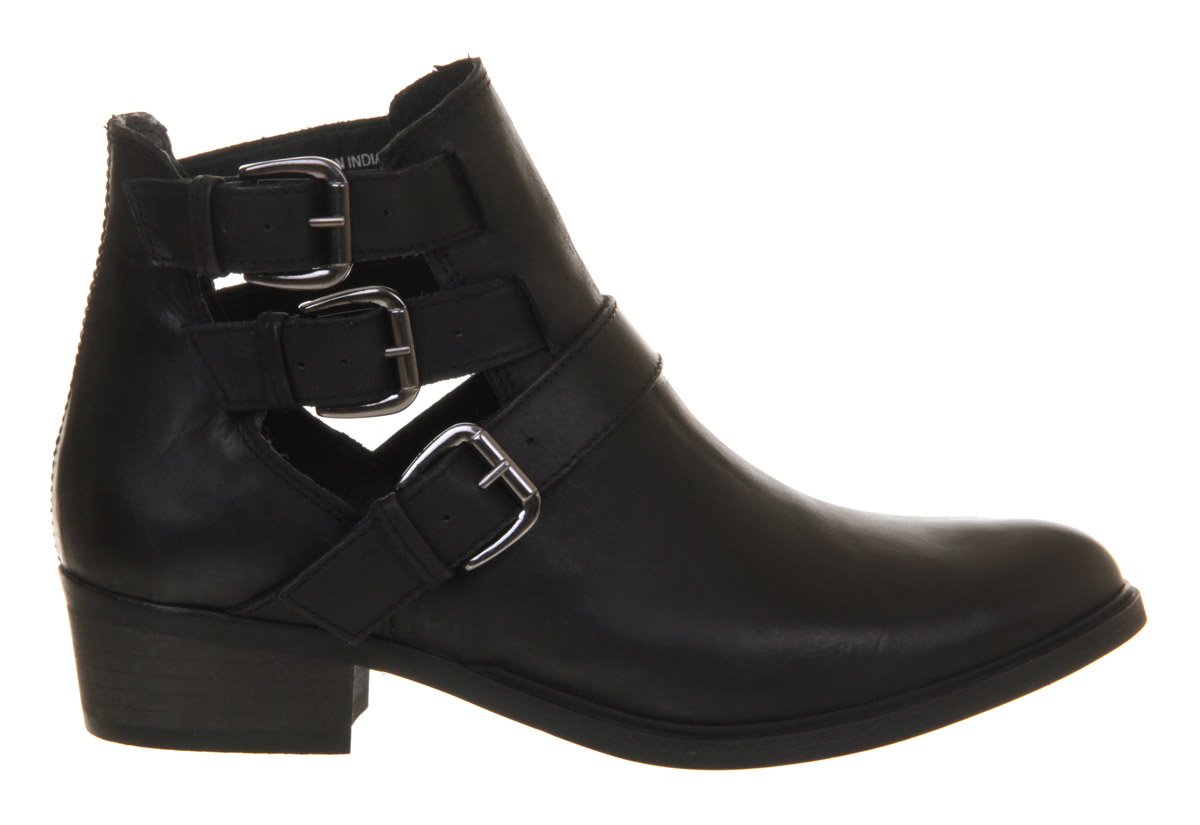 OFFICEManstonBlack Leather