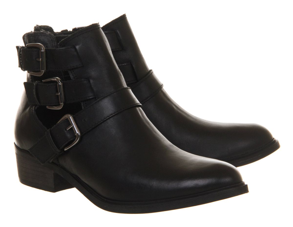 OFFICEManstonBlack Leather