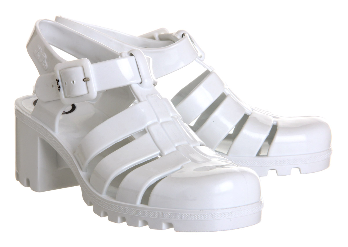 JuJu Babe Hi Jelly Shoes White - Sandals