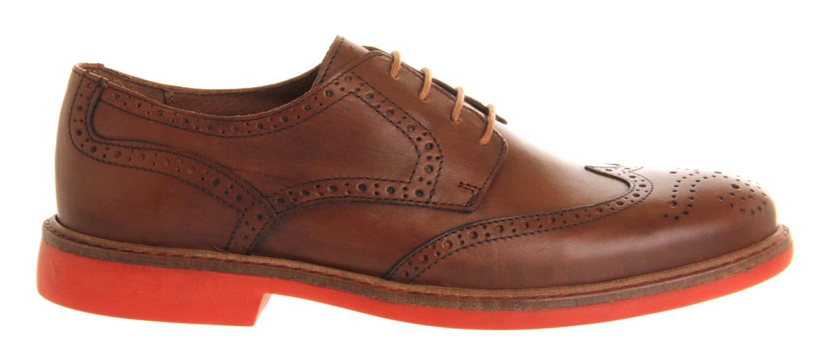 Ask the MissusGalaxy BrogueBrown Leather Red Sole