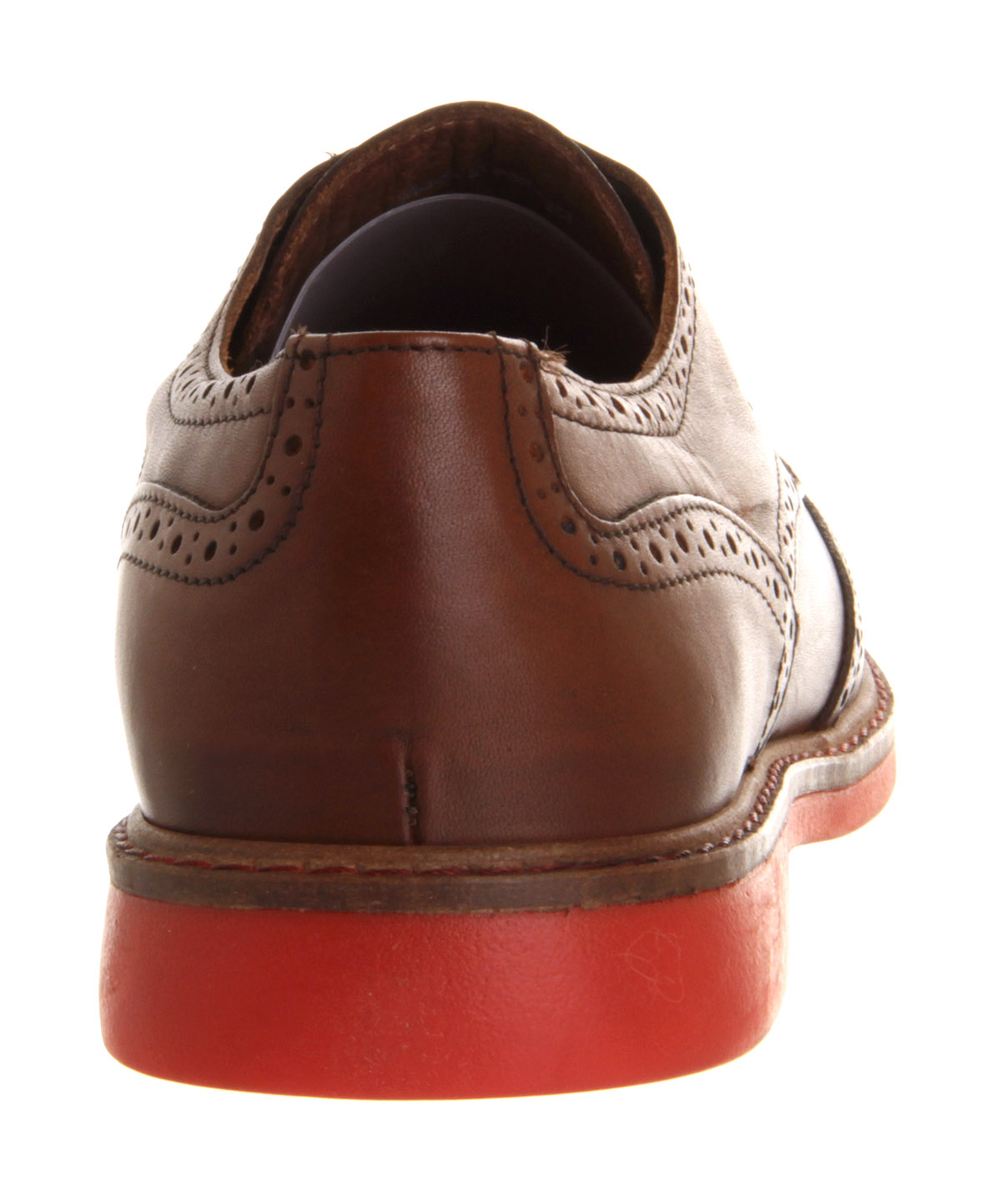 Ask the MissusGalaxy BrogueBrown Leather Red Sole