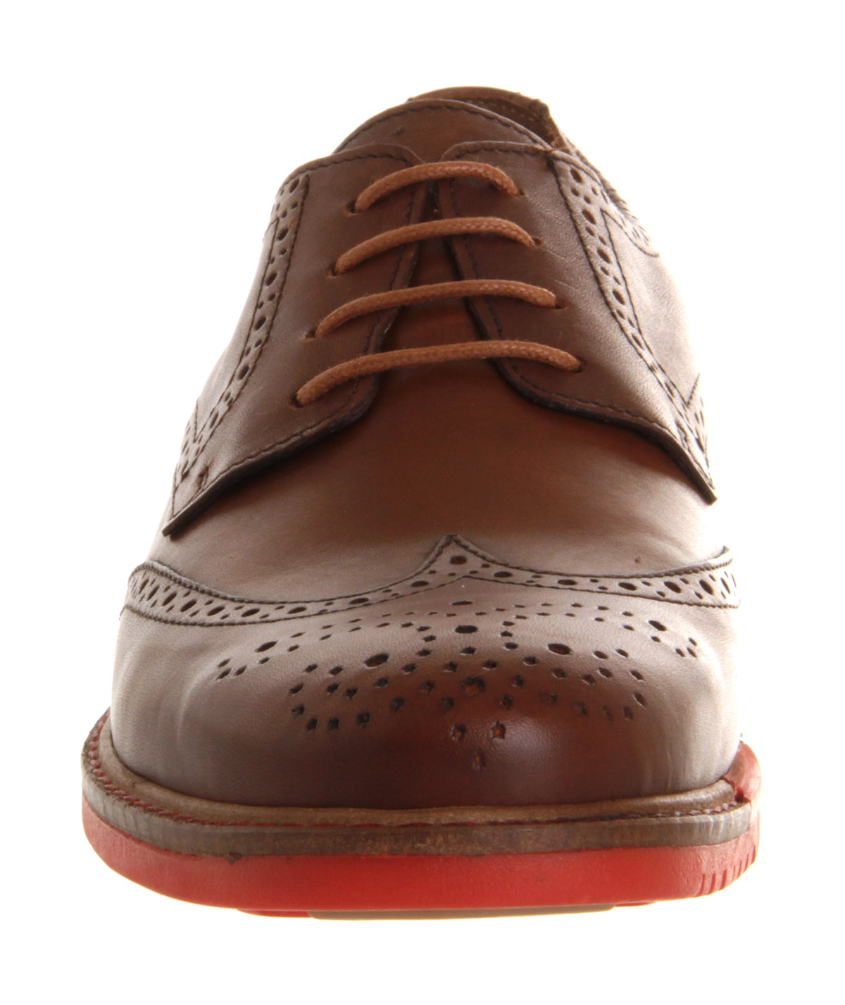 Ask the MissusGalaxy BrogueBrown Leather Red Sole