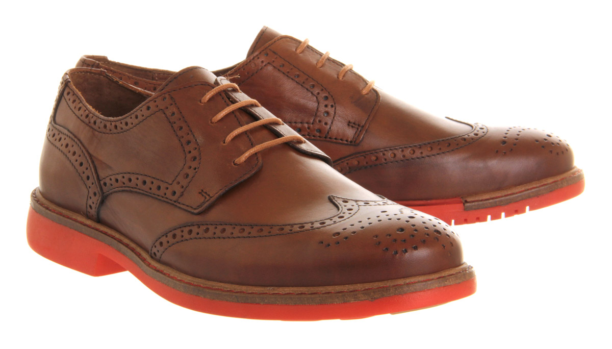 Ask the MissusGalaxy BrogueBrown Leather Red Sole