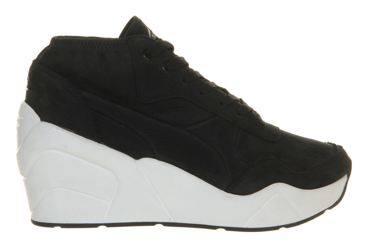 PUMATrinomic WedgeBlack Suede