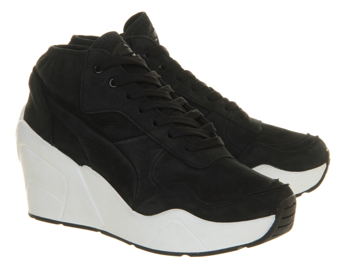 PUMATrinomic WedgeBlack Suede