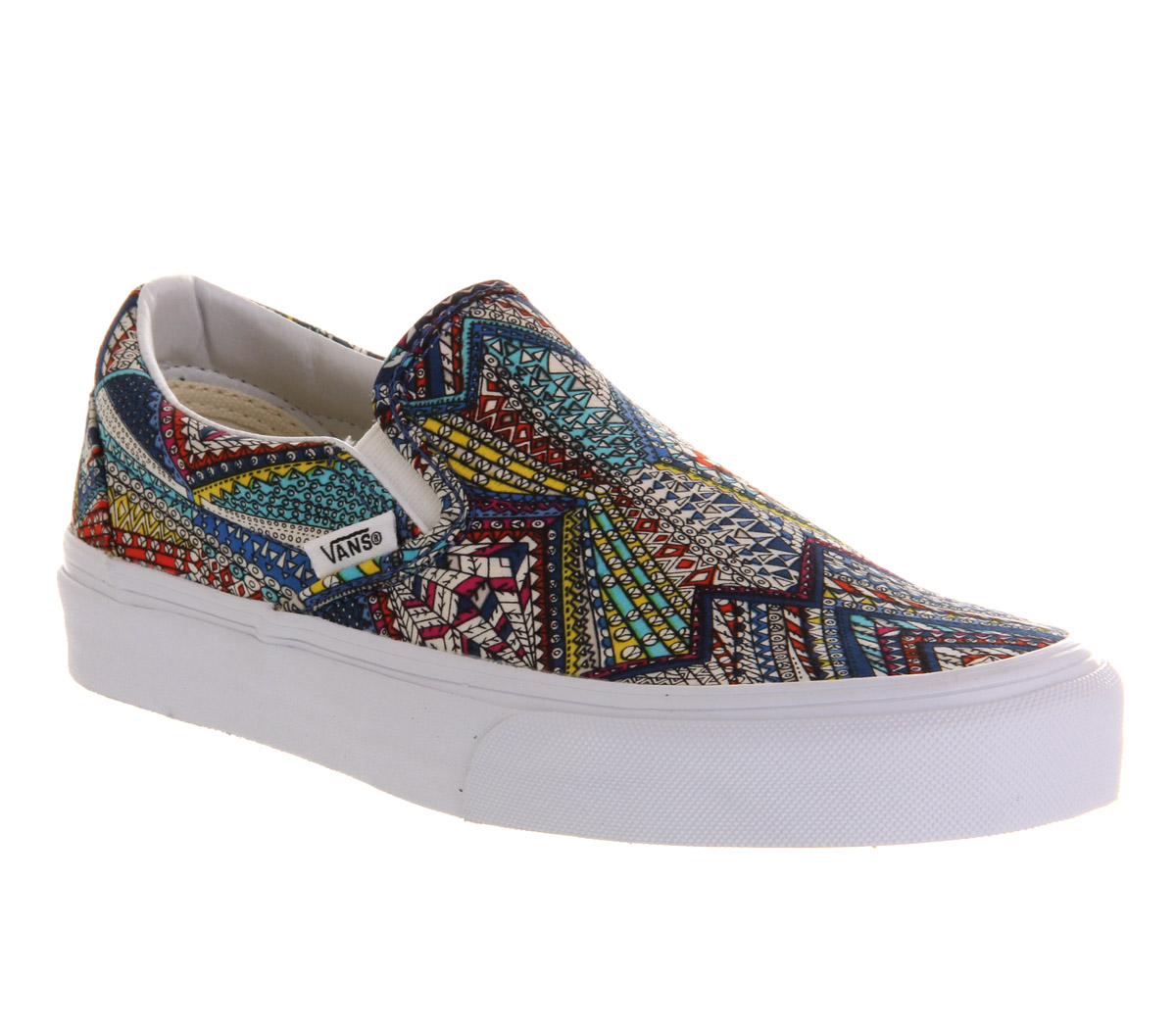 Vans Classic Slip On Shoes Abstract Multi - Unisex Sports