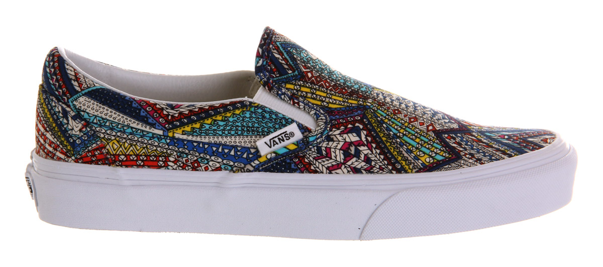 VansClassic Slip On ShoesAbstract Multi