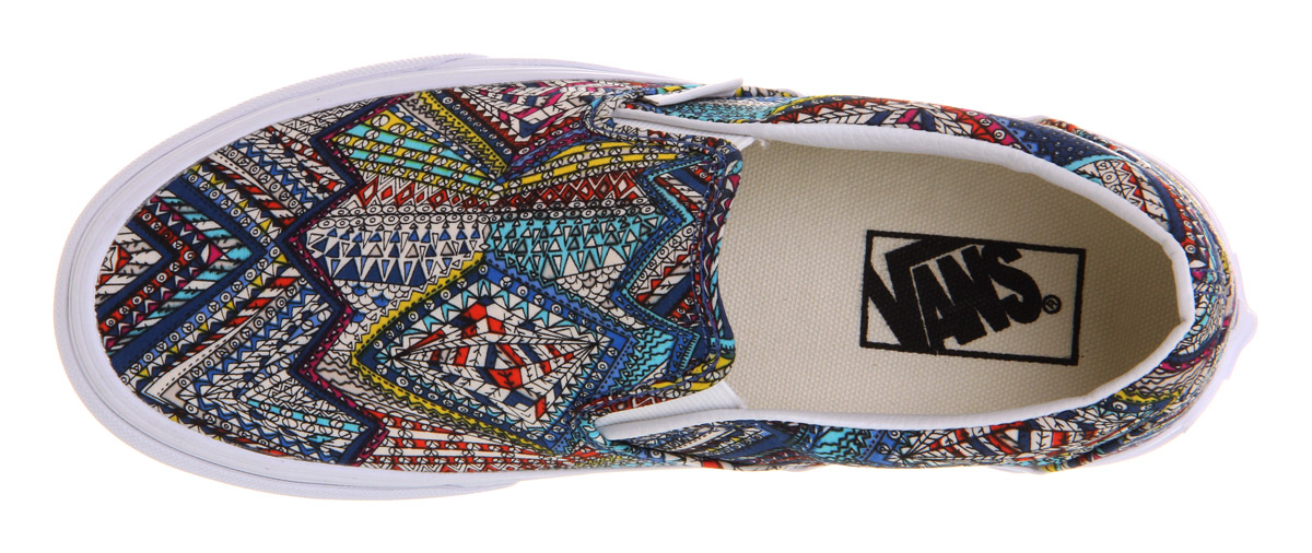 VansClassic Slip On ShoesAbstract Multi