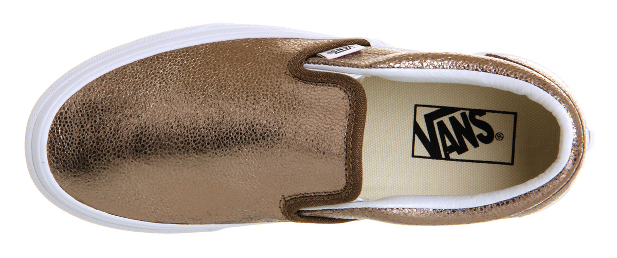 VansClassic Slip On ShoesMetallic Bronze Exclusive