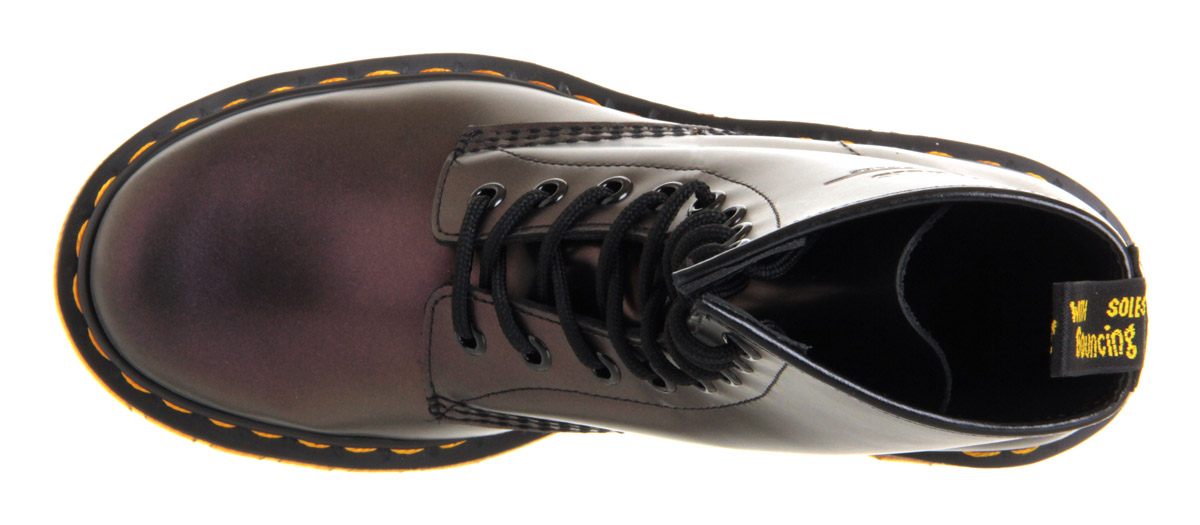 Dr. Martens8 Eyelet Lace Up BootPurple Shimmer Leather
