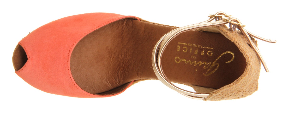 Gaimo for OFFICEDay Dream EspadrilleCoral Suede