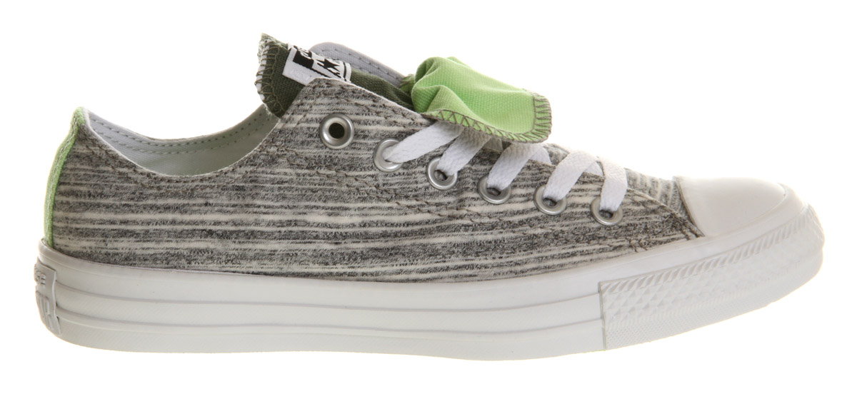 ConverseAllstar Low Double TongueCharcoal Marl Four Leaf Clover