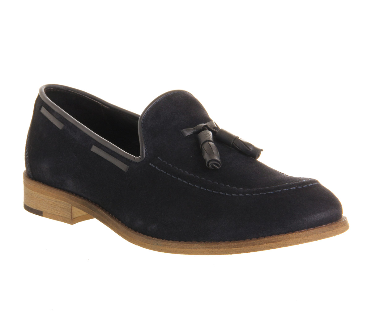 Ask the MissusHunter Tassle loafersNavy Suede Leather