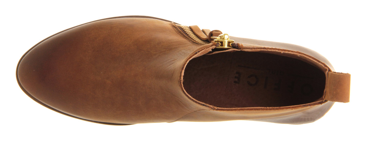 OFFICEMambo 2 Ankle BootsBrown Leather