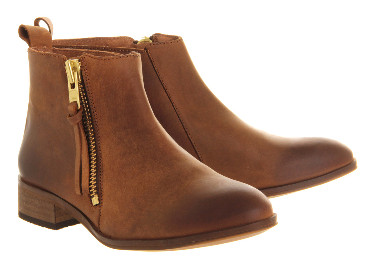 OFFICEMambo 2 Ankle BootsBrown Leather