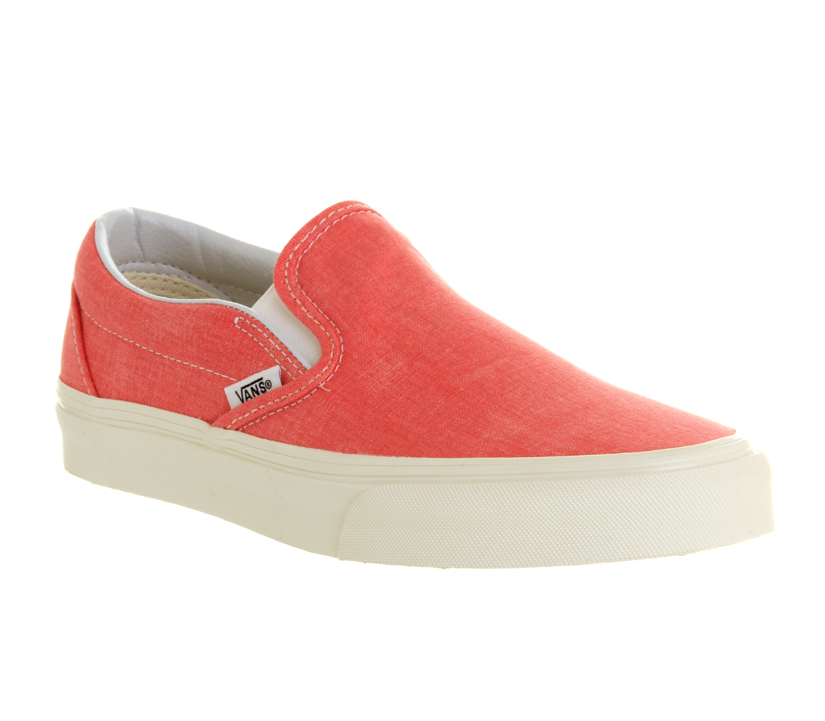 Vans Classic Slip On Shoes Washed Hot 