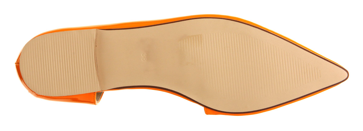 Cheap MondayPoint Cut FlatHybris Orange