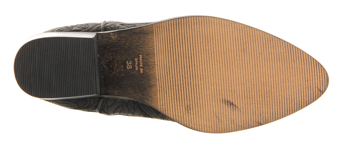 OFFICECowboy Chelsea bootsBlack