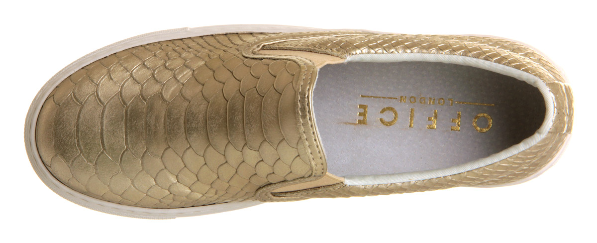 OFFICEKilter Slip OnGold Leather
