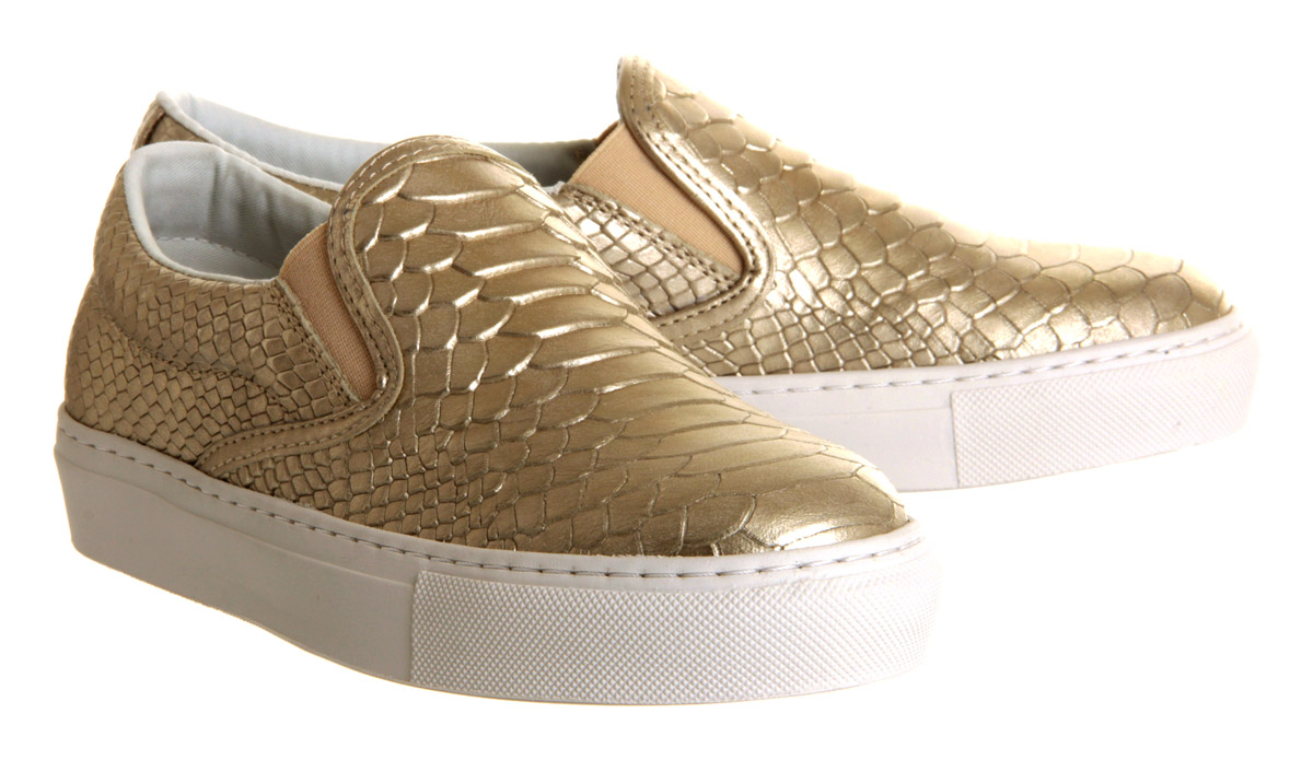 OFFICEKilter Slip OnGold Leather
