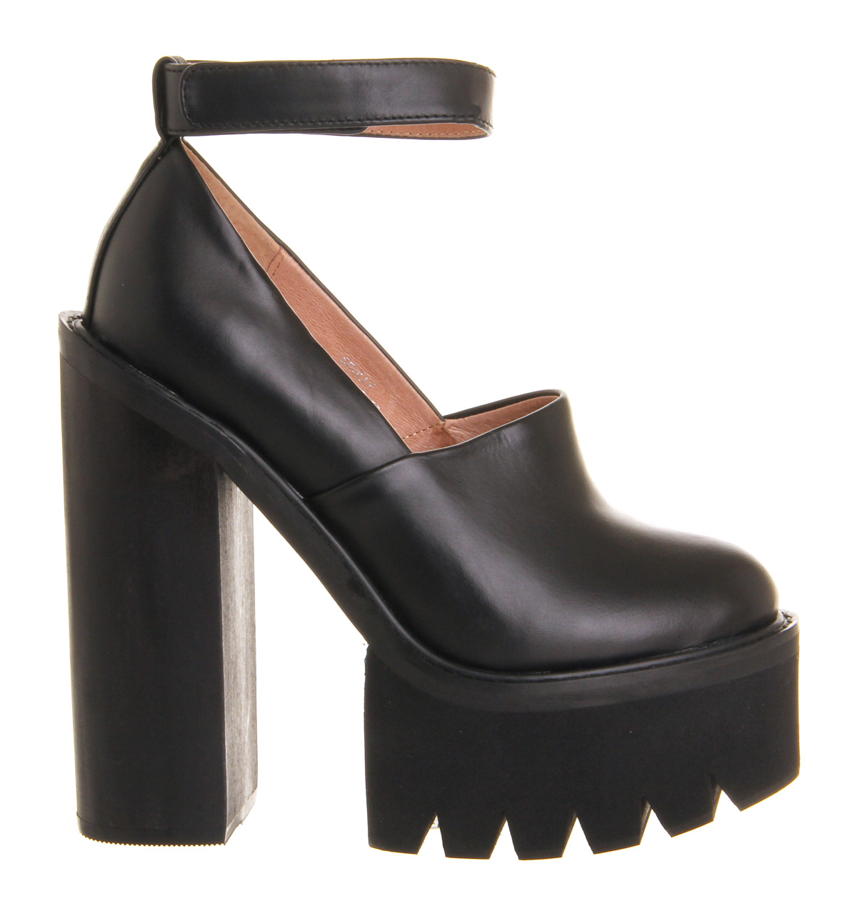 Jeffrey CampbellSkully PlatformBlack Leather