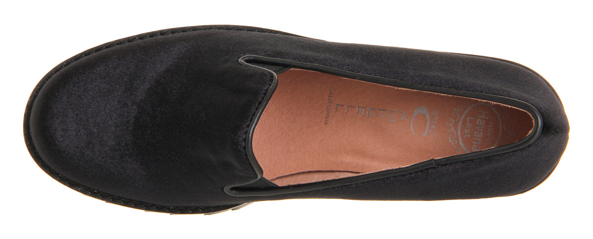 Jeffrey CampbellDunham Heel loafersBlack Velvet