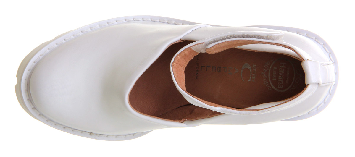 Jeffrey CampbellSkully PlatformWhite Leather