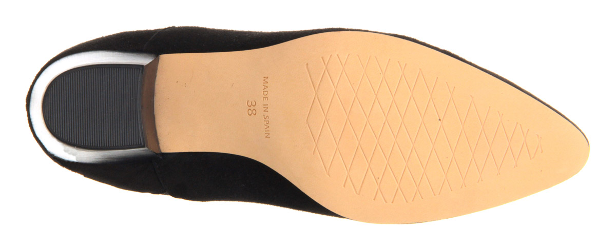 OFFICECoolcat Almond Toe Chelsea BootsBlack Suede