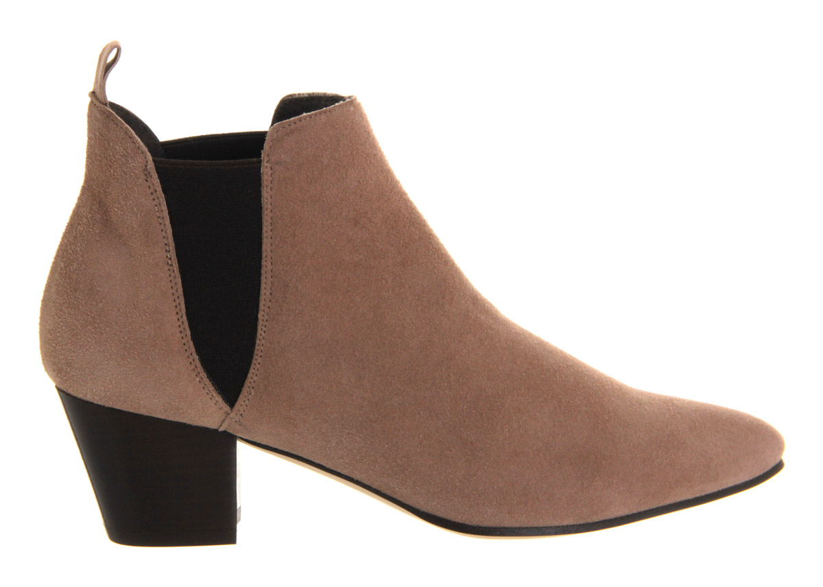 OFFICECoolcat Almond Toe Mod ChelseaTaupe Suede