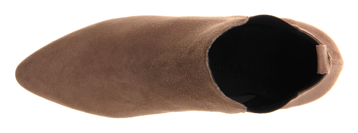 OFFICECoolcat Almond Toe Mod ChelseaTaupe Suede