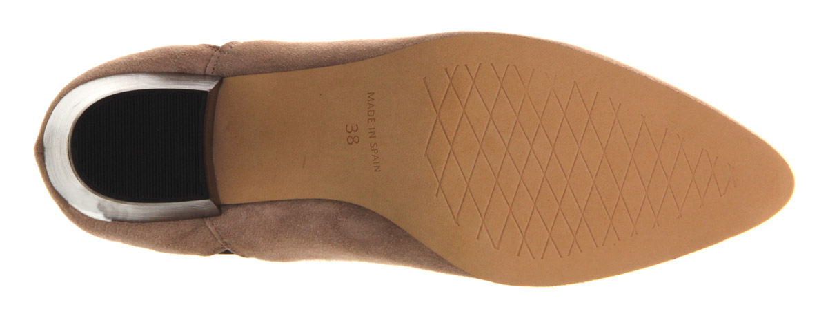 OFFICECoolcat Almond Toe Mod ChelseaTaupe Suede