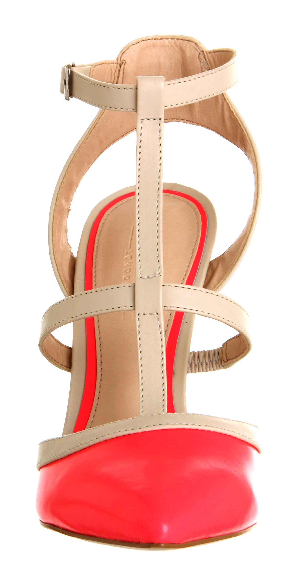 OFFICEJewel T Bar PointPink Leather