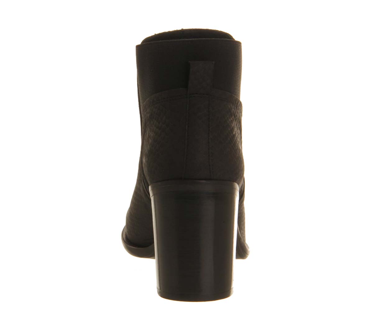 OFFICEMaya Chelsea bootsBlack Snake Nubuck