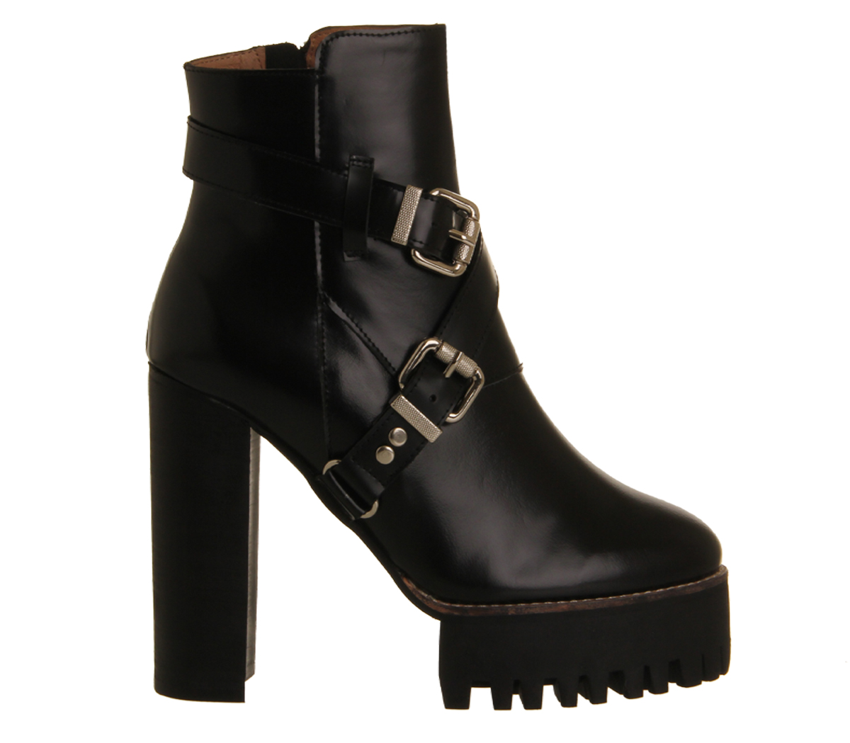 Jeffrey CampbellMercer Dp Strap bootsBlack Leather