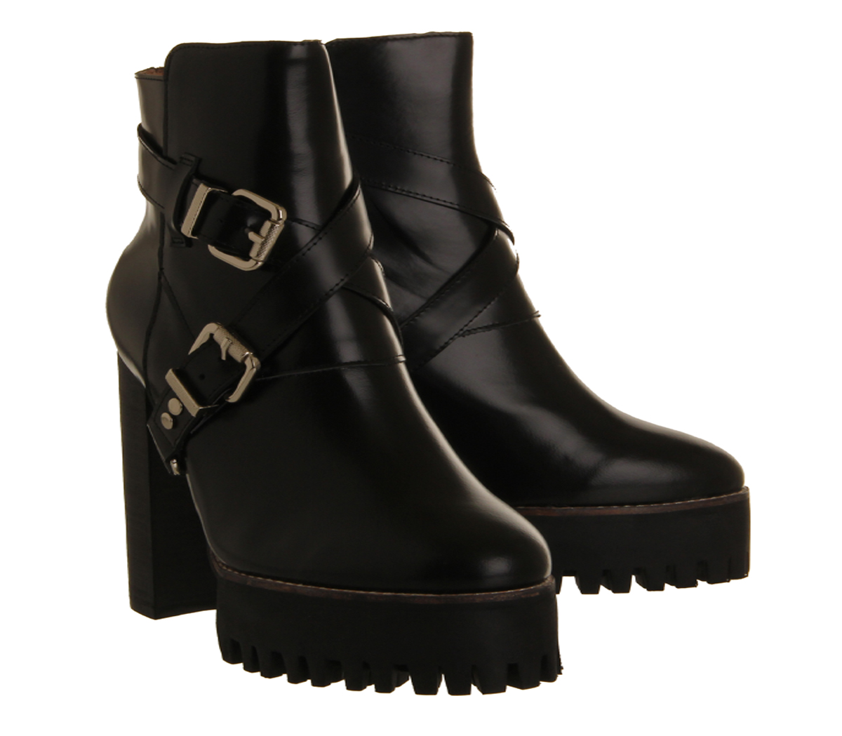 Jeffrey CampbellMercer Dp Strap bootsBlack Leather