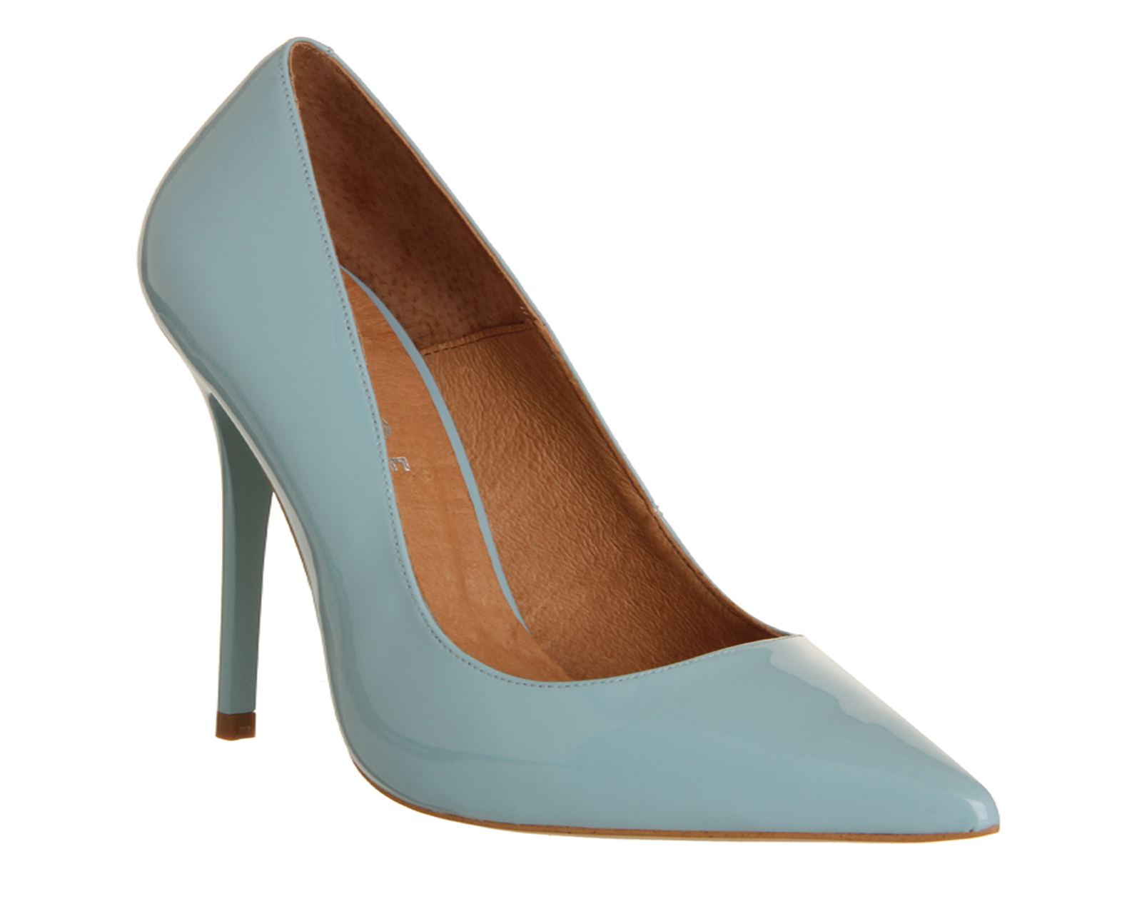 On Tops Light Blue Patent Leather 