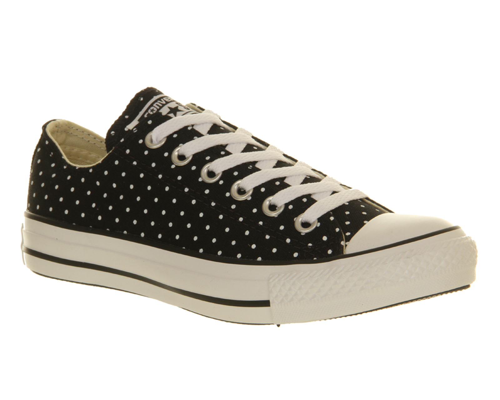 spotty converse trainers