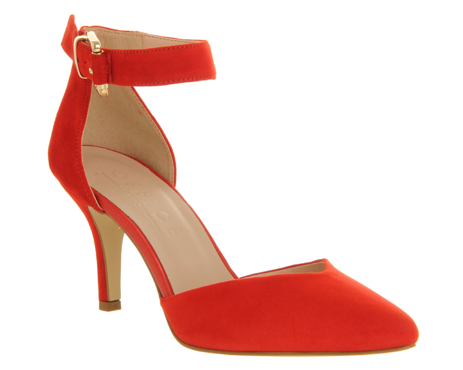 OFFICEGabby Two Part CourtRed Suede