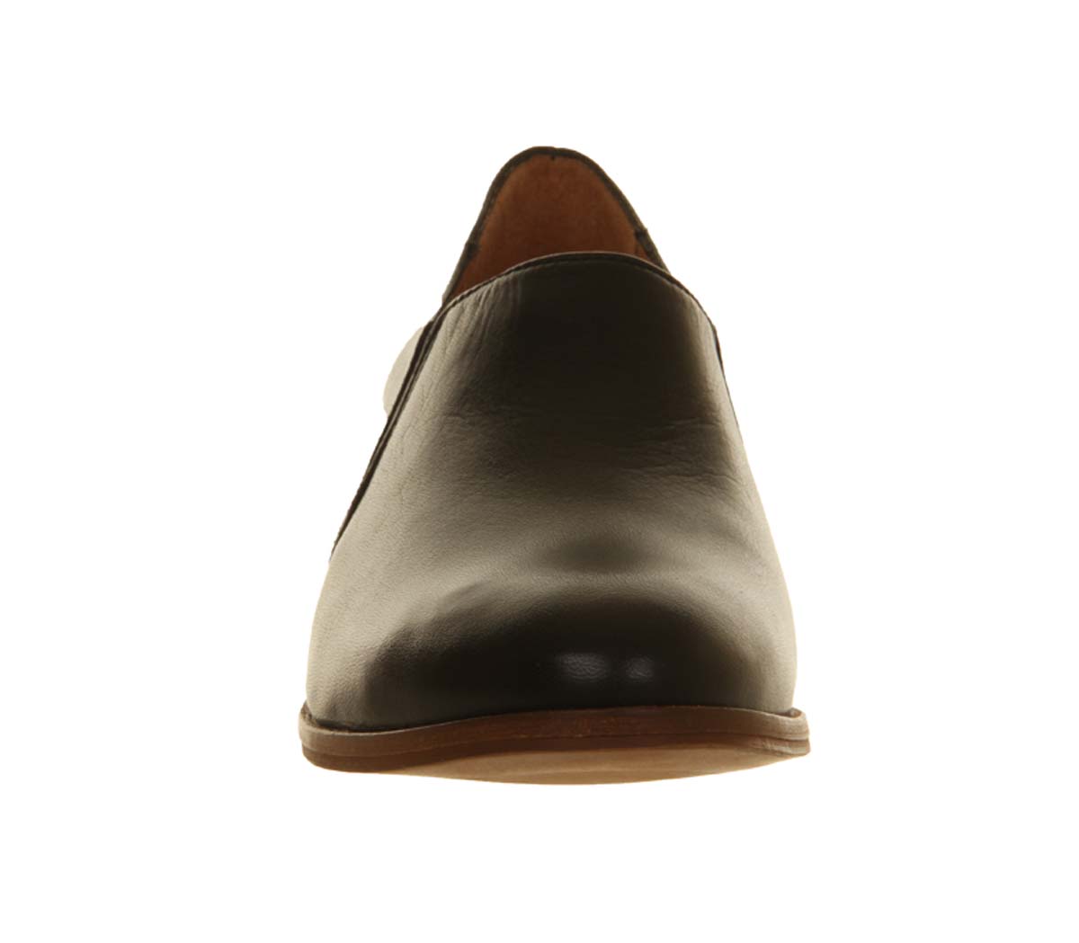 OFFICEVex Elastic Slip OnBlack Leather