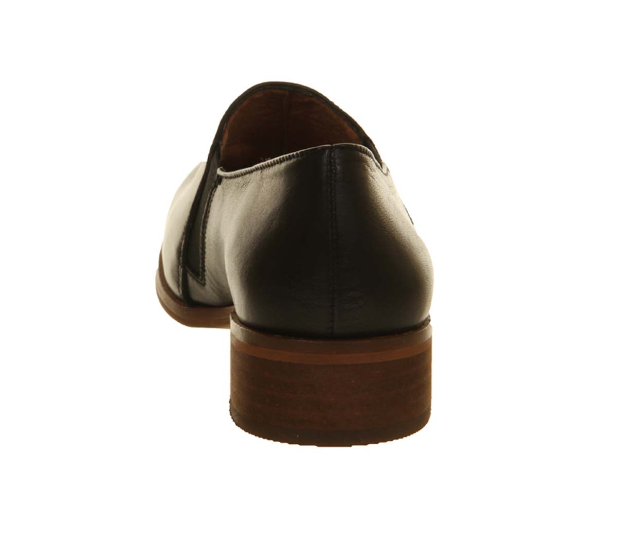 OFFICEVex Elastic Slip OnBlack Leather