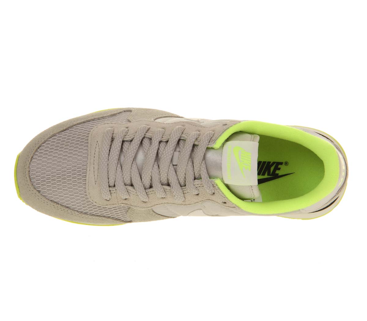NikeInternationalistLight Ash Grey Volt Black