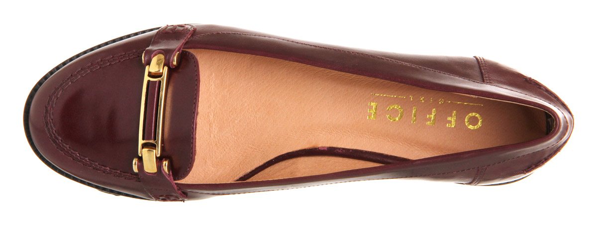 OFFICEVictoria loafersBurgundy Leather