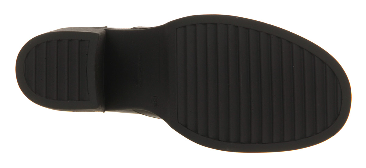 OFFICECarter Chunky Heel Side ZipBlack Leather