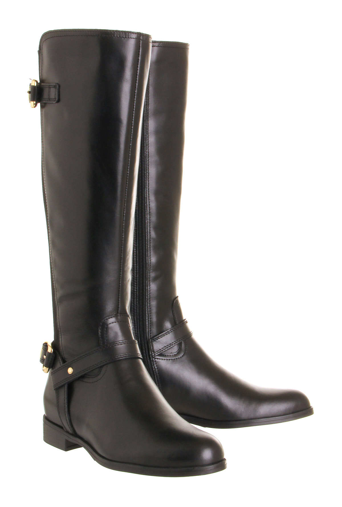 OFFICENinja Stirrup Elastic Back BootsBlack Leather