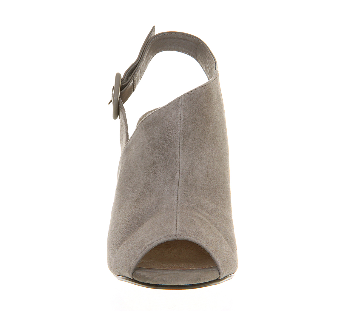 OFFICEGauntlet Cut Out Shoe bootsGrey Suede