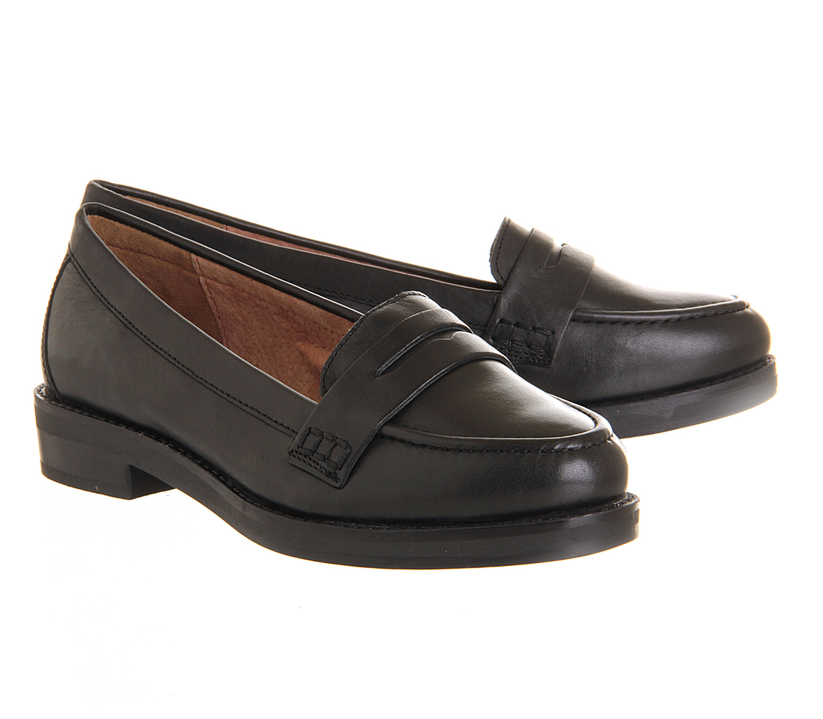 OFFICEVictorious Penny loafersBlack Leather