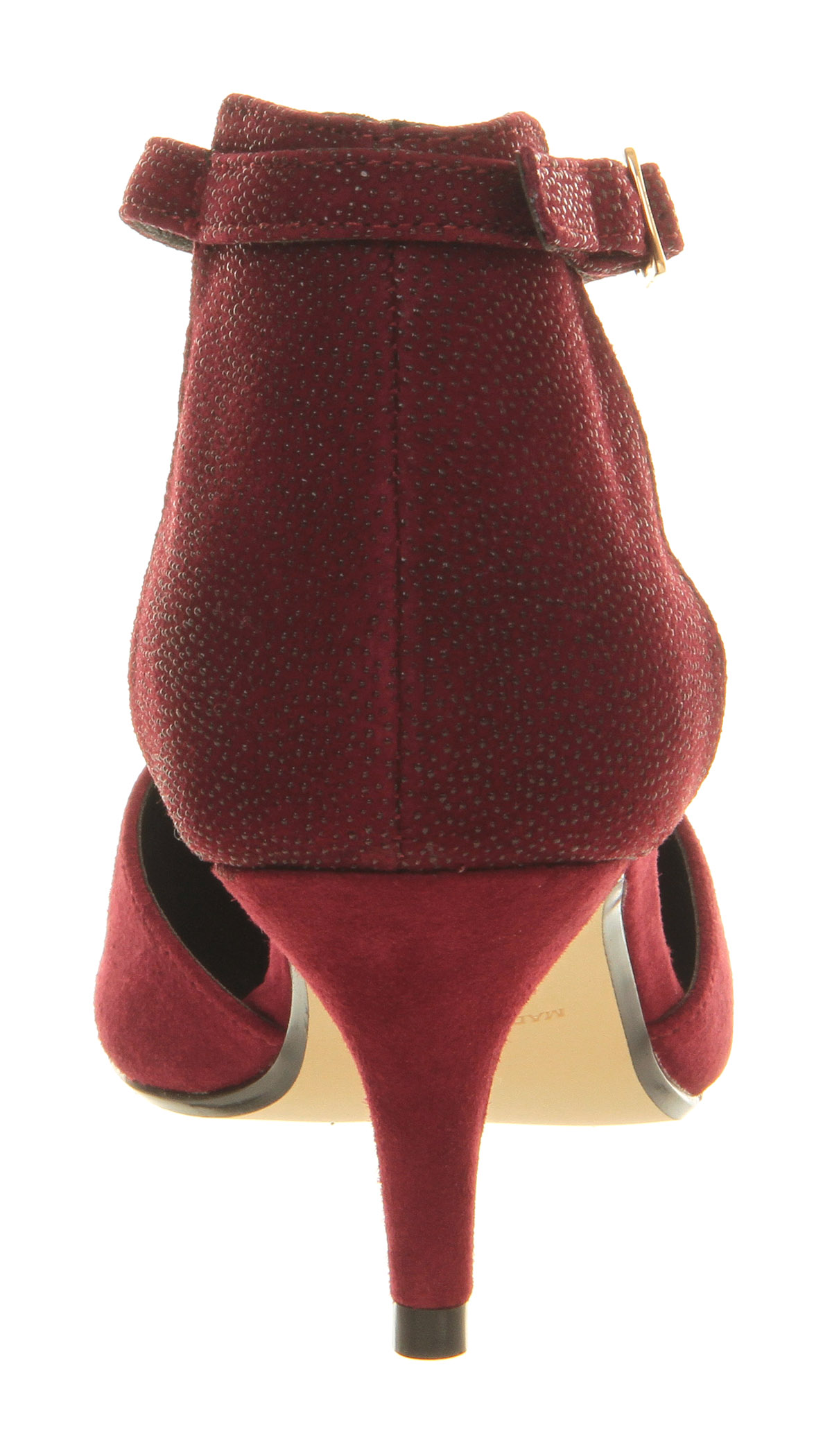 OFFICEGaze Two Part CourtBurgundy Suede
