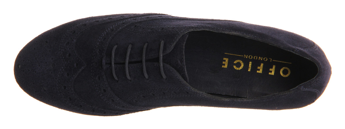 OFFICEVince Brogue LaceNavy Suede