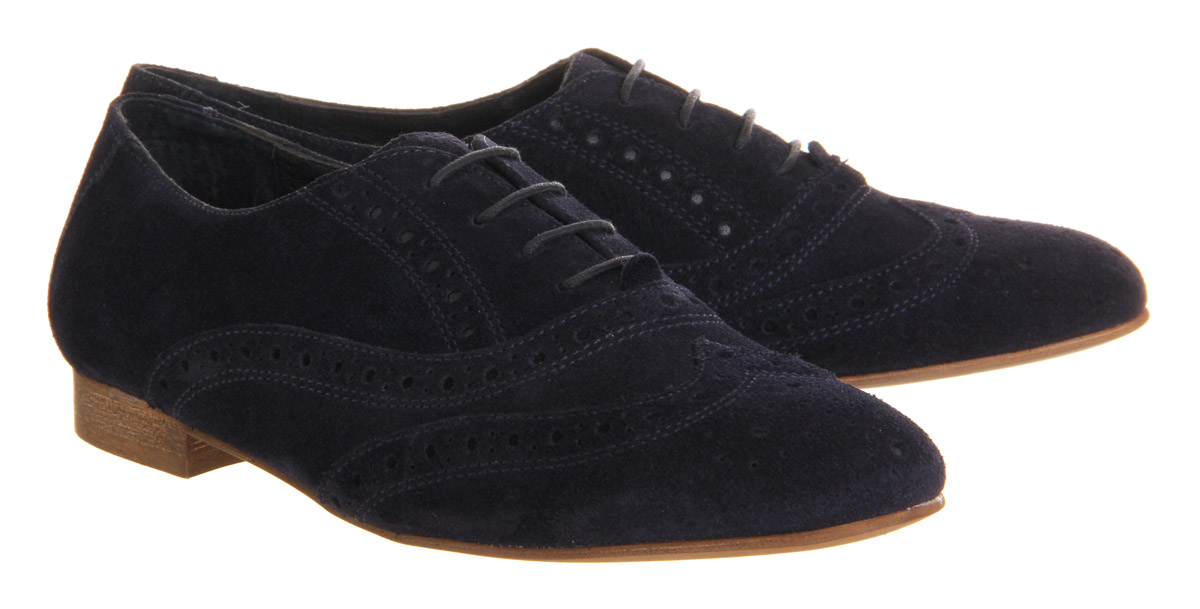 OFFICEVince Brogue LaceNavy Suede